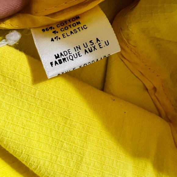 Theory Longline Button Up Jacket Size M Medium Yellow - Picture 4 of 8